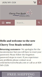 Mobile Screenshot of cherrytreebeads.com